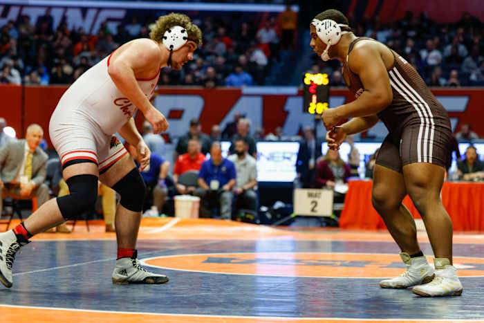 Illinois state wrestling championships February 18 2023 Nate Latsch 15383